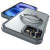 MagnoFold szürke MagSafe kompatibilis iPhone 16 védőtok kihajtható gyűrűvel