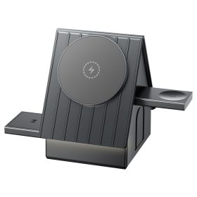   A7 15W 3 az 1-ben vezeték nélküli MagSafe kompatibilis töltőállomás iPhone, Apple Watch és AirPods készülékekhez