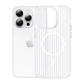   Áttetsző SuitCase matt iPhone 13 / iPhone 14 MagSafe védőtok