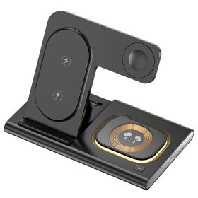   W12 15W vezeték nélküli MagSafe töltőállomás iPhone, Apple Watch és Airpods készülékekhez