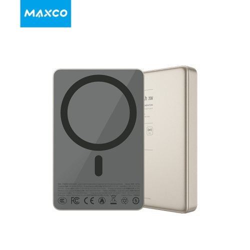 MP39 10000mAh MagSafe kompatibilis PowerBank, titánszürke színű
