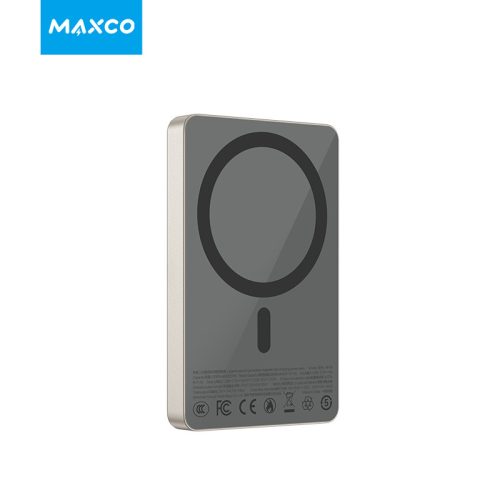 MP39 10000mAh MagSafe kompatibilis PowerBank, titánszürke színű