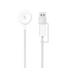 Mágneses USB / USB-C Apple Watch-gyorstöltő szőtt kábellel (1 m)
