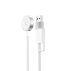 Mágneses USB / USB-C Apple Watch-gyorstöltő szőtt kábellel (1 m)