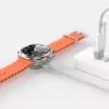 Mágneses USB / USB-C Apple Watch-gyorstöltő szőtt kábellel (1 m)
