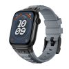 Apple Watch szürke explorer szíj fekete csatlakozóval 42/44/45/49 mm (Series 1-9, SE, Ultra) és 46 mm (Series 10/11)