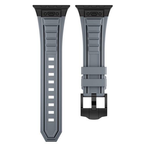 Apple Watch szürke explorer szíj fekete csatlakozóval 42/44/45/49 mm (Series 1-9, SE, Ultra) és 46 mm (Series 10/11)