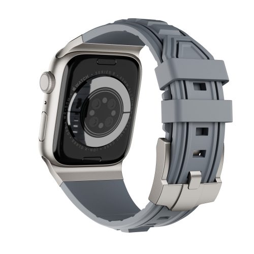 Apple Watch szürke explorer szíj titánszürke csatlakozóval 42/44/45/49 mm (Series 1-9, SE, Ultra) és 46 mm (Series 10/11)