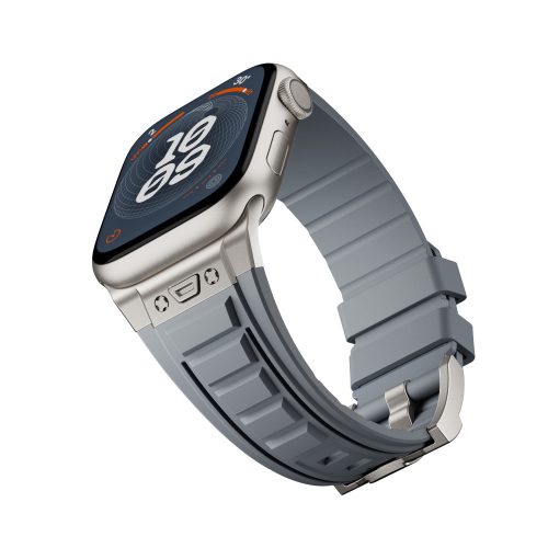 Apple Watch szürke explorer szíj titánszürke csatlakozóval 42/44/45/49 mm (Series 1-9, SE, Ultra) és 46 mm (Series 10/11)
