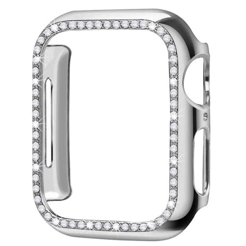 Apple Watch ezüst köves védőkeret