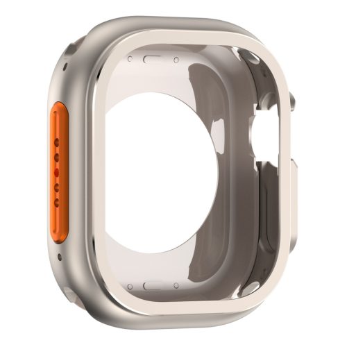 Apple Watch TitanShield Ultra fém védőkeret 49mm – natúr titán