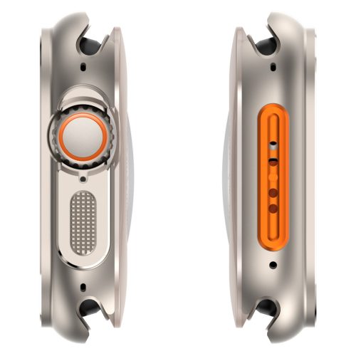 Apple Watch TitanShield Ultra fém védőkeret 49mm – natúr titán