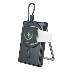 MP43 10000mAh MagSafe kompatibilis PowerBank, fekete