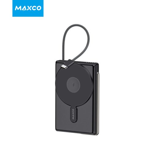 MP43 10000mAh MagSafe kompatibilis PowerBank, fekete