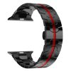 Apple Watch fekete-piros armor fémszíj