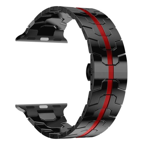 Apple Watch fekete-piros armor fémszíj