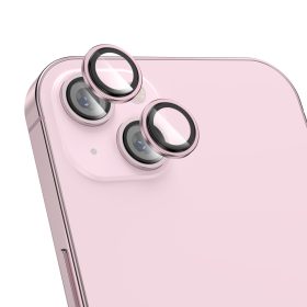   Rózsaszín kameravédő lencse applikátorral - iPhone 15 / iPhone 15 Plus