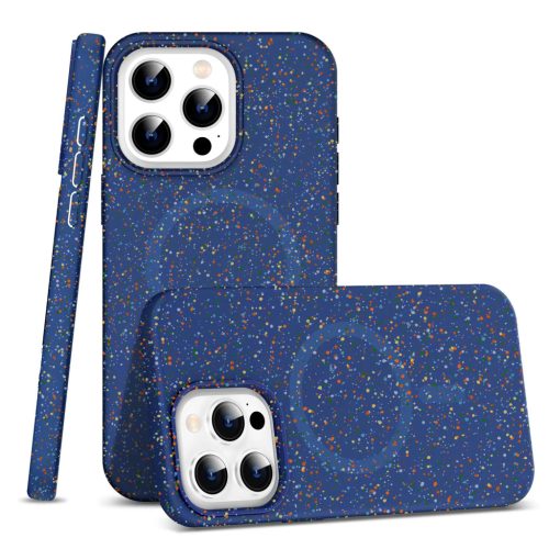 Sötétkék iPhone 15 Pro Max MagSafe kompatibilis védőtok