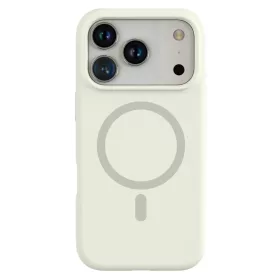   Antik fehér MagSafe kompatibilis iPhone 17 Pro Max szilikon tok