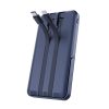 MP03 10000mAh MagSafe kompatibilis PowerBank beépített USB-C és Lightning kábellel
