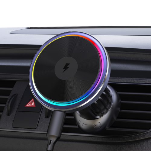 S24 15W MagSafe kompatibilis vezeték nélküli autós töltő