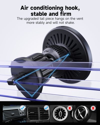 S24 15W MagSafe kompatibilis vezeték nélküli autós töltő