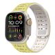 Apple Watch sárga/szürke mágneses szilikon szíj