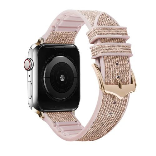 Apple Watch pink csillogós szilikon szíj