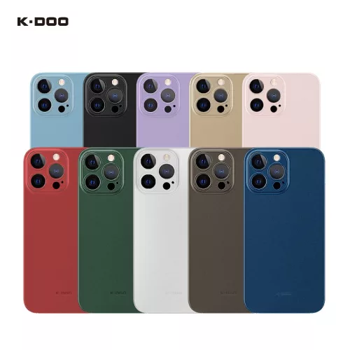 KZDOO Air Skin ultravékony áttetsző világoskék iPhone 13 Pro Max védőtok 
