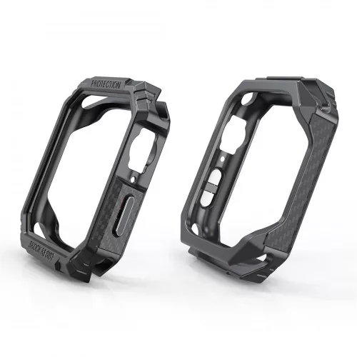 Apple Watch fekete armor védőkeret (fekete gombbal)