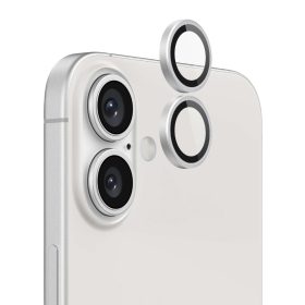   Ezüst kameravédő lencse applikátorral - iPhone 16 / iPhone 16 Plus