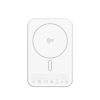 MP35 Qi2 MagSafe PowerBank 10 000 mAh – kitámasztható gyűrűvel, fehér