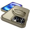 MagnoFold khaki MagSafe kompatibilis iPhone 16 Pro védőtok kihajtható gyűrűvel