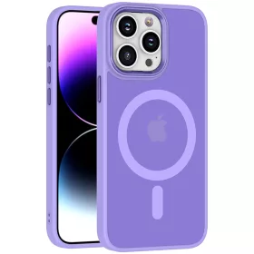 Frosted lila iPhone 13 / iPhone 14 MagSafe tok