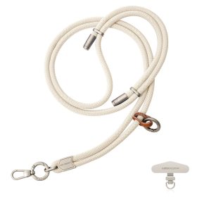 Bézs crossbody pánt iPhone-hoz – állítható, 160 cm