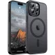 Frosted fekete iPhone 15 Pro MagSafe tok