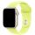 Apple Watch neonsárga szilikon szíj