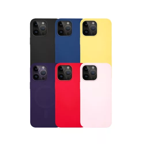 KZDOO kék MagSafe kompatibilis iPhone 14 szilikon tok