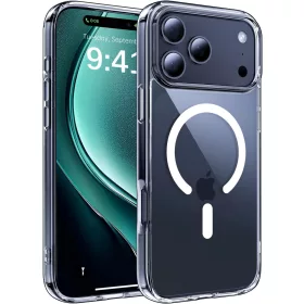 Átlátszó iPhone 17 Pro Max MagSafe védőtok
