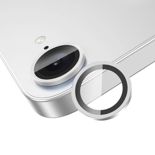 Ezüst kameravédő lencse applikátorral - iPhone 16e