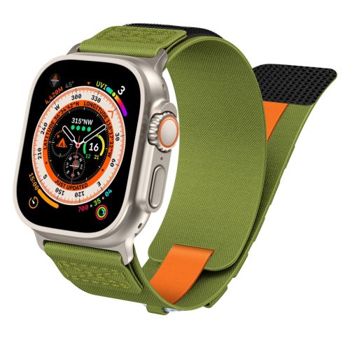 Apple Watch zöld tactical szövet szíj