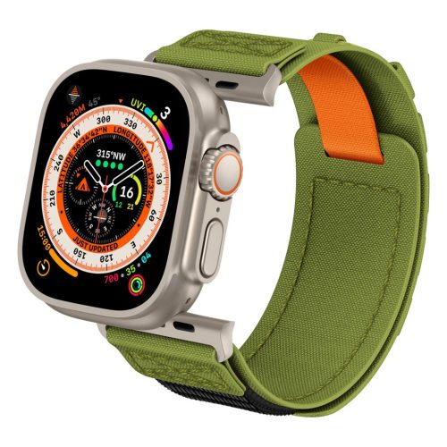 Apple Watch zöld tactical szövet szíj