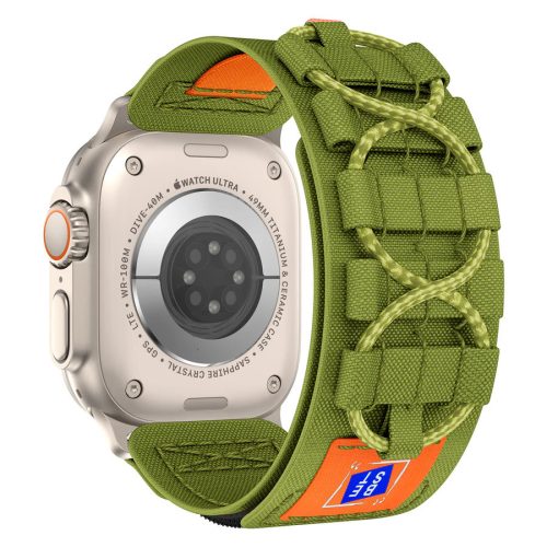Apple Watch zöld tactical szövet szíj
