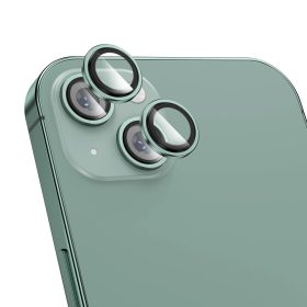   Zöld kameravédő lencse applikátorral - iPhone 15 / iPhone 15 Plus
