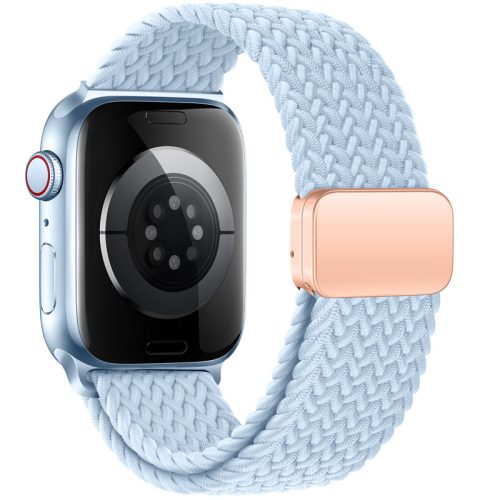 Apple Watch világoskék fonott szíj