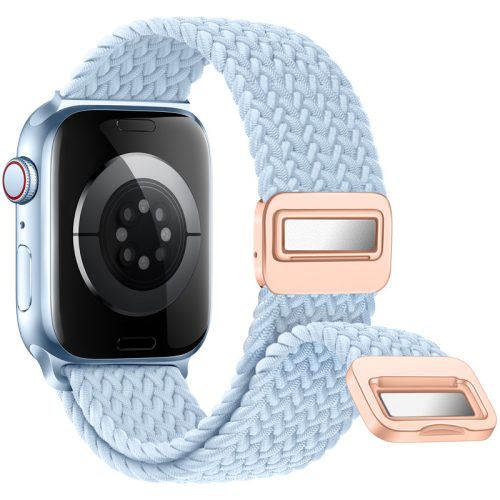 Apple Watch világoskék fonott szíj