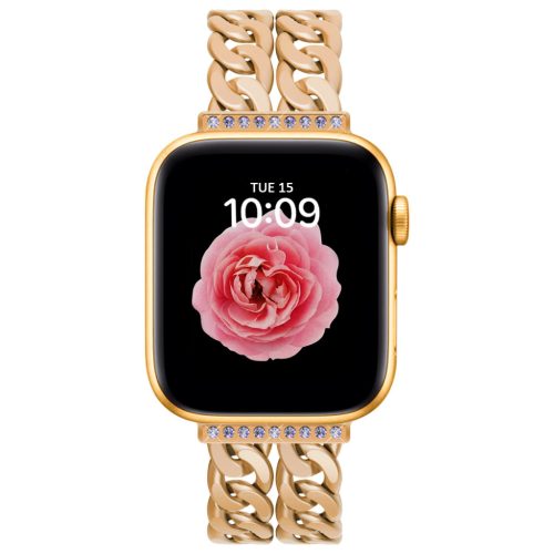 Apple Watch rosegold brilliance köves fémszíj