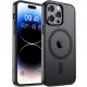Frosted fekete iPhone 14 Pro MagSafe tok