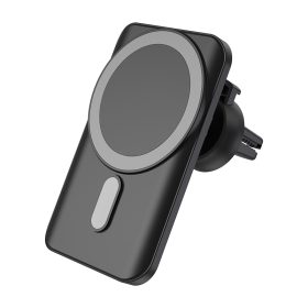 C30 15W MagSafe autós gyorstöltő, telefontartó - fekete