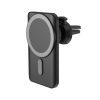 C30 15W MagSafe autós gyorstöltő, telefontartó - fekete